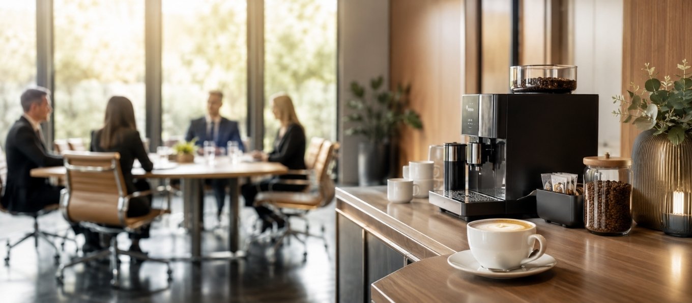 Kaffee für Meeting & Empfang: So beeindruckst du Kunden ohne Mehraufwand