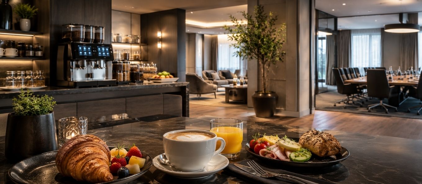 Kaffee im Hotel: Frühstück, Lobby & Tagung mit konstant hoher Qualität