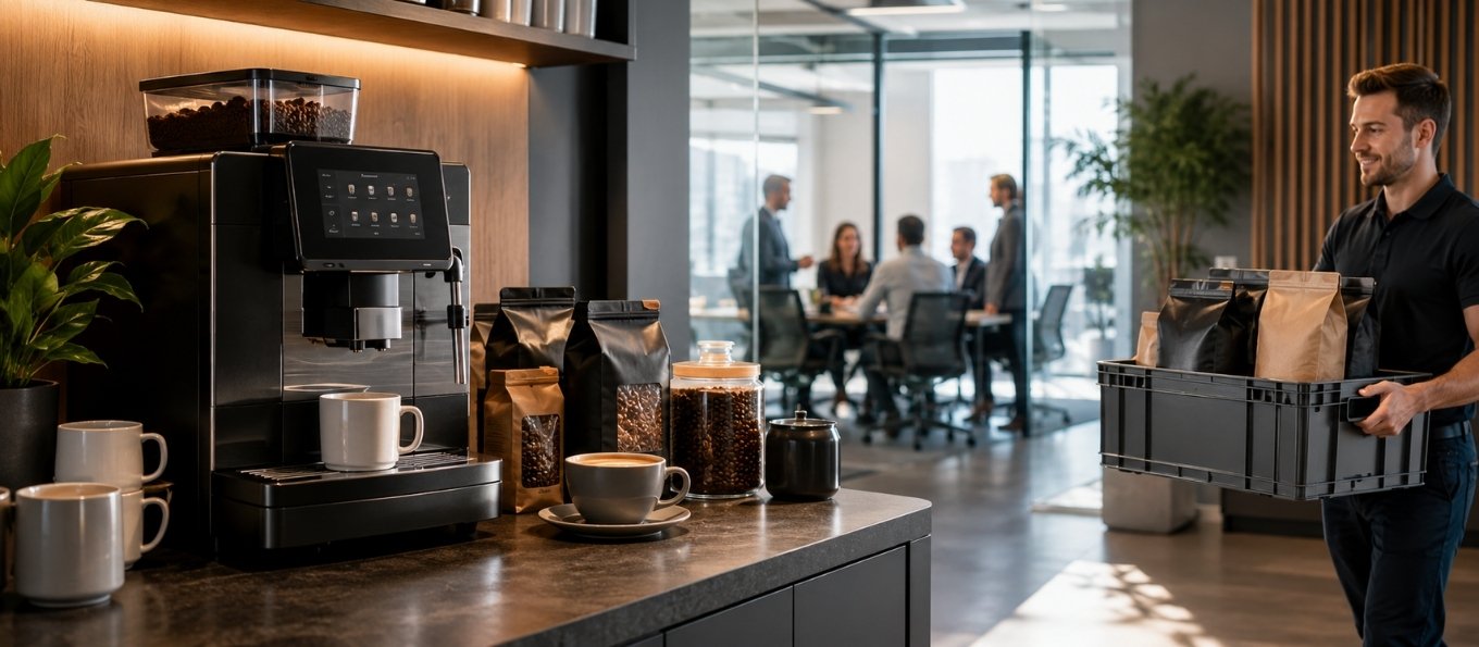 Kaffee Lieferservice für Unternehmen: Planbar, schnell, nie wieder leer