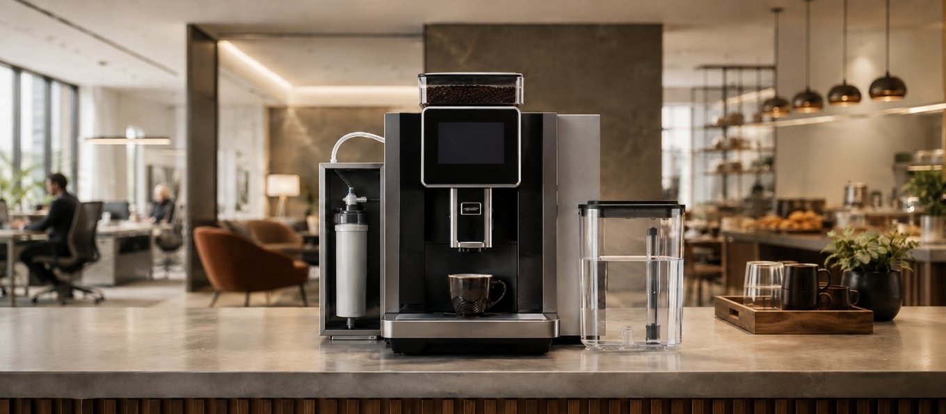 Wasseranschluss oder Tank? Vor- und Nachteile für Büro, Hotel & Gastro