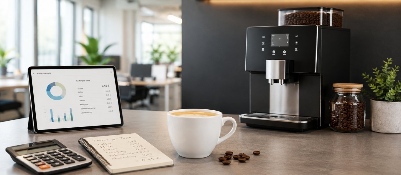 Kosten pro Tasse im Büro: So rechnest du Kaffee wirtschaftlich (inkl. Beispiel)