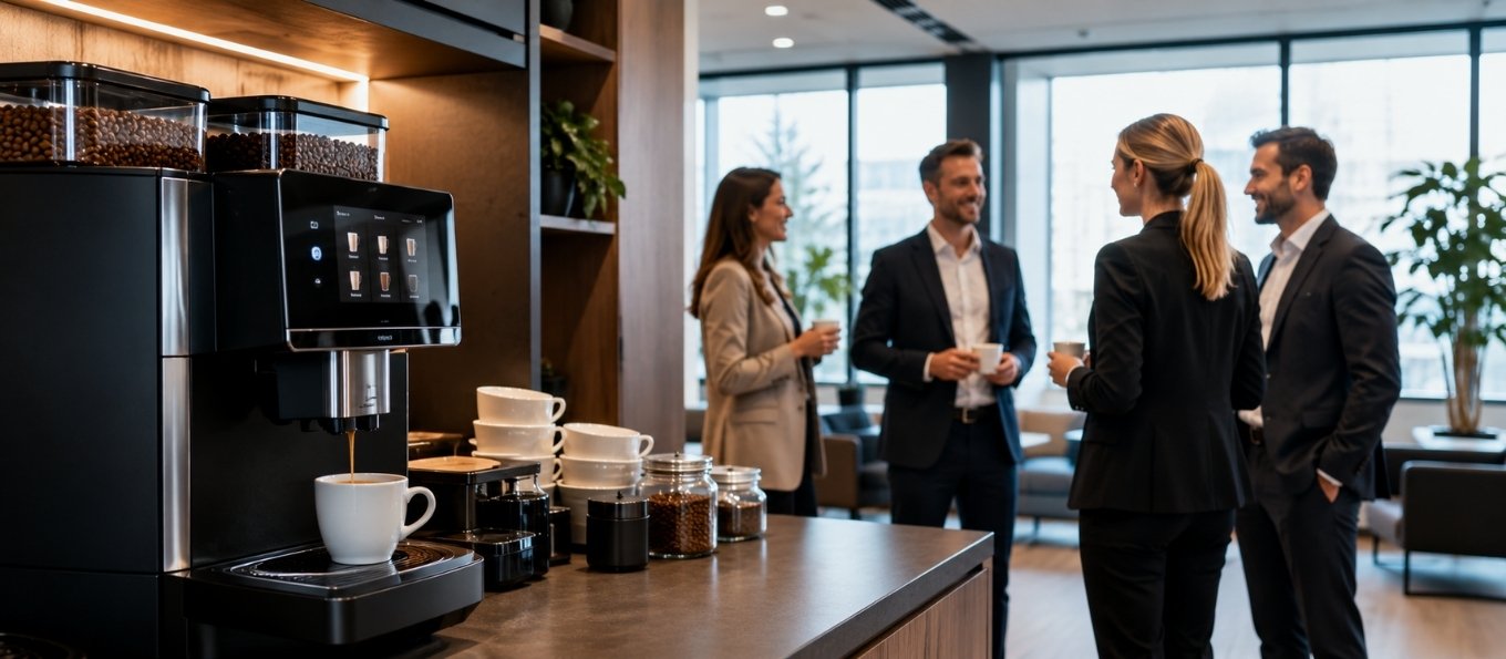 Kaffee im Büro: So wird Kaffee zum echten Benefit für Motivation, Produktivität & Gäste