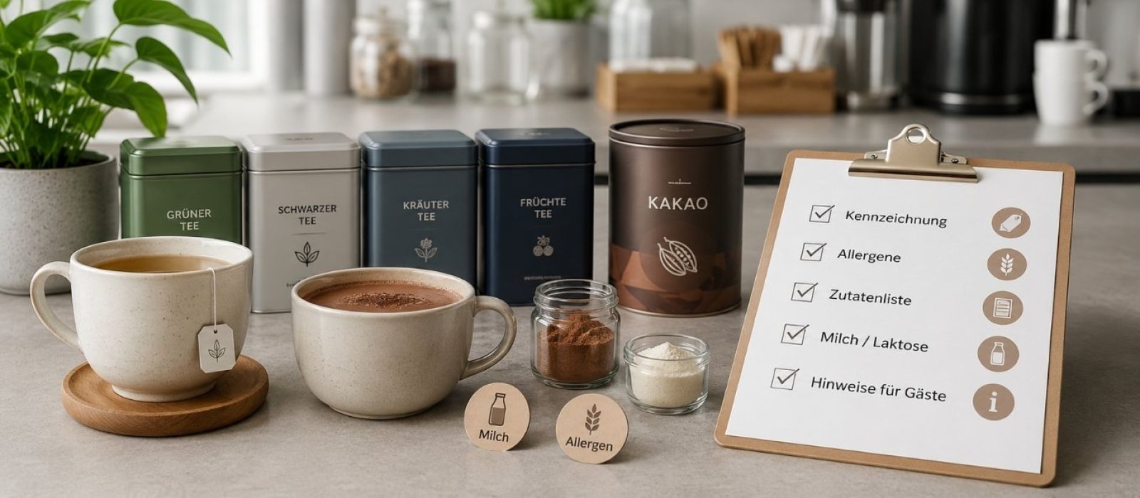 Allergene & Kennzeichnung: Das musst du bei Kakao/Tee im Betrieb beachten